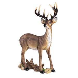 RKGOMDMU 26.4 Inch Large Deer Statue - Lifelike Sika Deer Garden Decoration Sculpture for Yard, Lawn, Patio & Christmas | Ideal Gift for Gardeners
