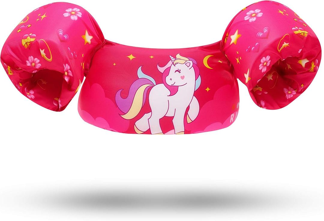 Toddler Swim Vest - Swim Floaties for Toddlers Girls and Boys 20-30-40-50 pounds - Kids Swim Vests for Pool, Beach, Lake and River - Baby Floatie Device - Swimmies