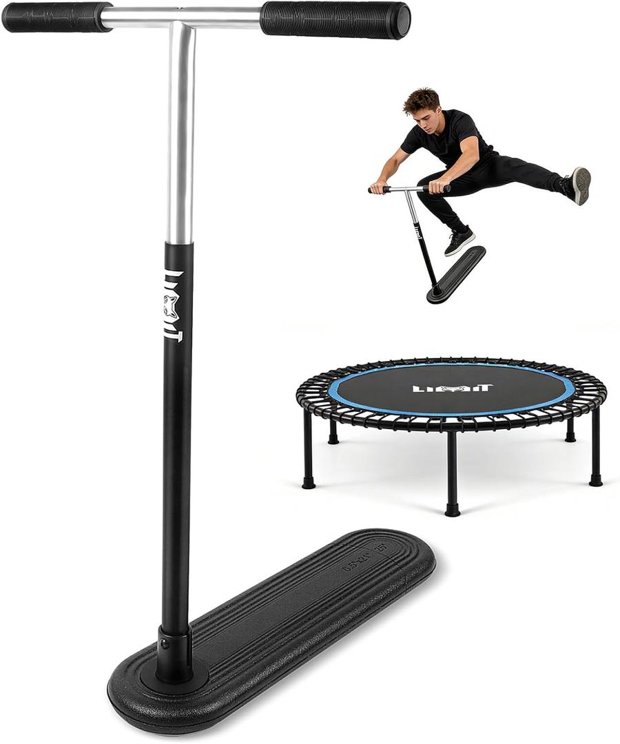 Limit LMTJ01AZ Pro Trampoline Scooter for Teens Adults and Kids Practice Scooter Tricks Adjustable Height for Beginners or Pros Indoors and Outdoors