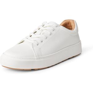 Amazon Essentials Women's Low Top Classic Sneakers (10, White)