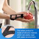 Velpeau Waterproof Thumb Brace for Arthritis Pain and Support, Semi-rigid Silicone Thumb Spica Splint Ideal for De Quervains Tenosynovitis, Tendonitis, One Size Fits Most, Can be Worn on Both Hands