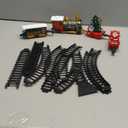 DYNWAVE Rail Toys Electric Train Model Train Set Around Under The Christmas Tree with Track for Kids 3 4 5 6 Year Old