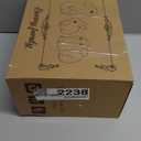 Bunny Decor Yard Decorations Outdoor Set of 3, Bunny Decorations for Home Garden Outdoor Statues, Easter Rabbit Figurines, Mom Gifts (Brown)