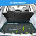Nilight Cargo Mats for Jeep Compass 2017 2018 2019 2020 2021 2022 2023 2024 2025,All Weather Protection Heavy Duty Cargo Liners