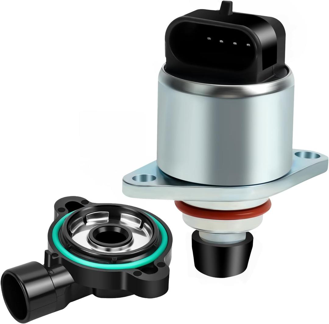 Idle Air Control Valve and Throttle Position Sensor Compatible with 1999 2000 2001 2002 Chevy Silverado Suburban Avalanche Tahoe Camaro GMC Sierra Yukon XL 1500 2500 3500, Firebird AC234 217-1806