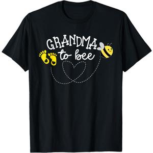 Grandma to Bee Pregnancy Announcement Baby Shower T-Shirt