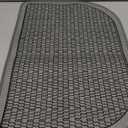 YDKGL Ultra Thin Bathroom Rugs Mat Quick Dry Absorbent Non Slip Bath Mat Bath Mats for Bathtub Mat Bathroom Carpet Fit Under Door Washable Floor Rubber Half Round Bath Rugs Grey 16x24