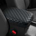 JOYTUTUS Center Console Cover Compatible with 2022 2023 2024 2025 2026 Nissan Frontier Leather Armrest Cover Center Console Cushion Nissan Frontier Accessories
