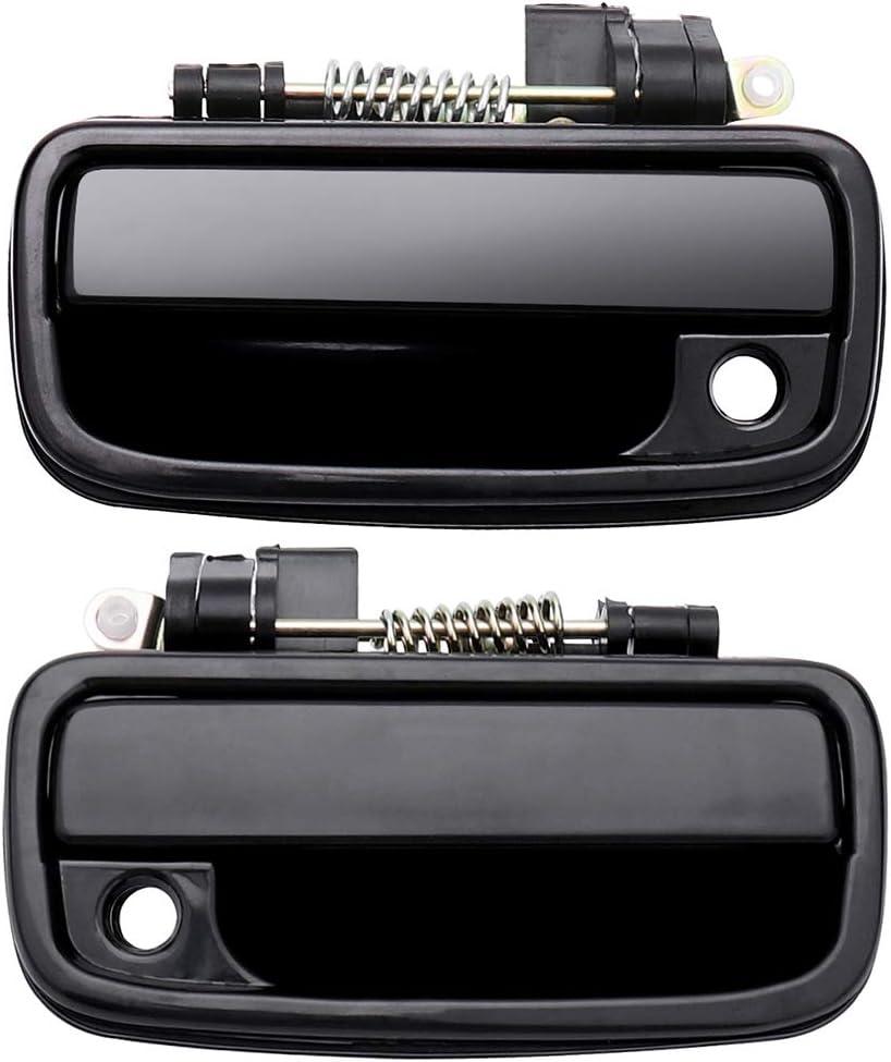 IRONTEK 1 Pair Outside Door Handle FITS 1995-2004 Toyota Tacoma Exterior Driver and Passenger Side Door Hand for 1995-2004 Toyota Tacoma 6922035020 6921035020 (Pair) (Left+Right)