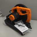 VEVOR Abrasive Chop Saw, 14in / 35cm Blade, 2300W 3600RPM Steel Cutting Machine, 0-45Degrees Adjustable Angle Miter Saw for Cutting Metal, Rebar, Iron, Aluminum - Black