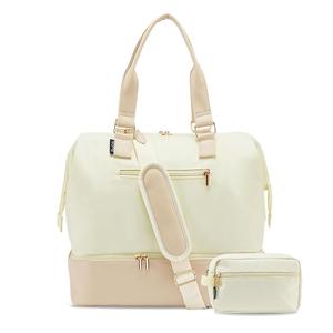 Weekender Bags for Women, Large Travel Duffel Bag with Shoes Compartment, Carry On Overnight Tote Bags with Toiletry Bags, Hospital Bags for Labor and Delivery