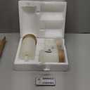 GenSwin Battery Flameless Candles with 10-Key Remote Timer, Real Wax Pillar LED Candles Live Laugh Love, Realistic 3D Wick Flickering Gift (D3 x H4.7 5.7" 6.7", Pack of 3)