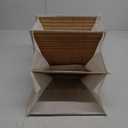 Honey-Can-Do SFT-01003 Hanging Closet Organizer, Bamboo/Canvas, 6-Shelf, 1.5 x 13 x 14.5 inches