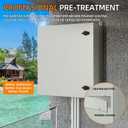 Metal Enclosure, IP65 Waterproof Electrical Box for Indoor and Outdoor Projects, Includes Mounting Plate and Wall Bracket 600×500×250mm (24"×20"×10")