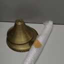 Kate and Laurel Sanzo Bohemian Side Table, 9 x 9 x 23, Gold, Decorative Pedestal End Table for Display and Storage