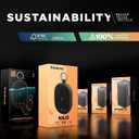 Skullcandy Kilo Wireless Bluetooth Speaker Bundle - (2) IPX7 Waterproof Mini Bluetooth Speakers with 24 Hour Battery, Downward Firing Passive Radiators, and True Wireless Pairing (Black)