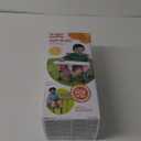 Bright Starts Pop 'N Sit Portable Booster, Indoor/Outdoor Use, Floor Seat with Feeding Tray, Pink, 6 Mos - 3 Yrs
