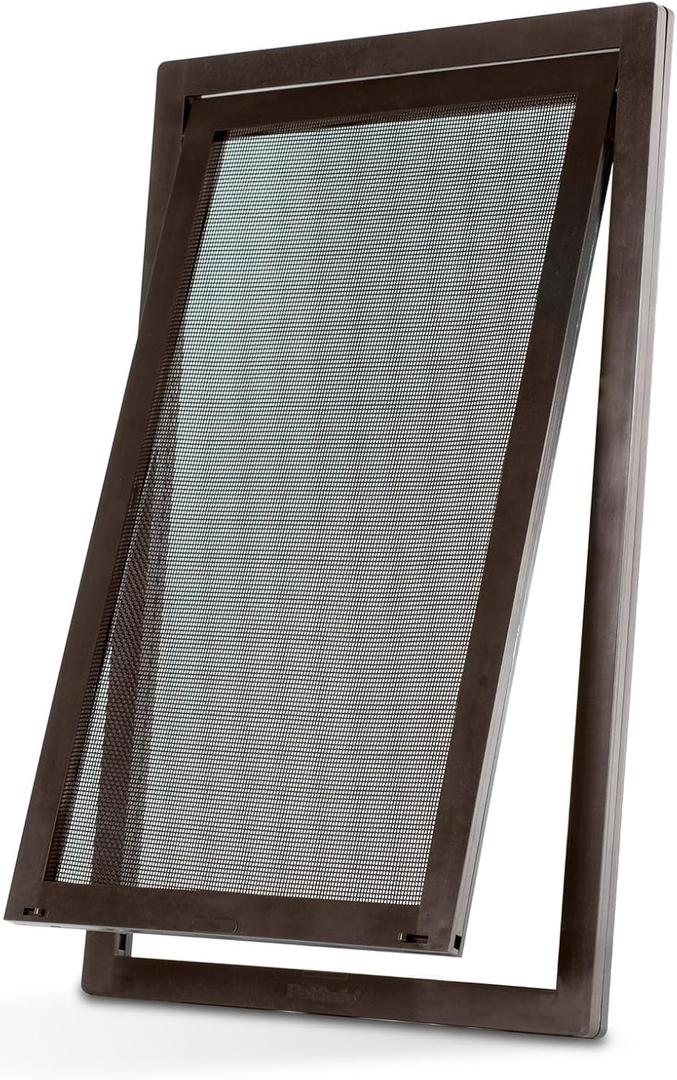 PetSafe Pet Screen Door - Heavy Duty, Tear- & Puncture-Resistant Dog & Cat Mesh Flap - Storm Door Compatible - Large - for Dogs & Cats up to 100 lb