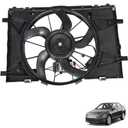 munirater Engine Radiator Cooling Fan Assembly Replacement for 2010-2012 Fusion MKZ Milan Base 622430 621-445 BE5Z8C607A FO3115183