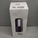 Desk Fan Bladeless, 120 Oscillating Fan Rechargeable, Quiet Fan with Night Light, Smart LED Touch Control, 4 Speed & 9H Timer, Small Table Fan, Auto Display Off, Ideal for Home, Office, Study Room