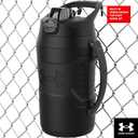 Under Armour Half Gallon Water Bottle Insulated, 64oz Insulated Water Bottle with Handle, Fence Hook, Leak Resistant, for Baseball, Football & More - Breeze Blue/Black