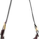 Luna Slouchy Leather Crossbody Bag Dark Red 