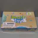 Beach Toys, Sand Toys for Kids Boys and Girls with 2 Construction Vehicle, 2 Collapsible Bucket, Sand Castle Building Kit, Sand Molds, Mesh Bag, Outdoor Toys for Kids Ages 4-8