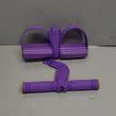 Pedal Resistance Band with Handle,6-Tubes Elastic Pull Rope Fitness Foot Pedal Resistance Bands for Women Girls Bestie Yoga Pilates Exercise Legs Calves Waist Arms Abdomen (purple)