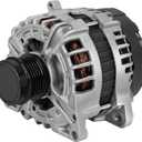 SCITOO Alternator Fit for Mercedes-Benz CLA250 2014-2019, GLA250 2015-2020, 2.0L- 12V 150Amp CW 5-Groove Clutch Pulley, Replace OE# 20741