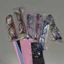 Gaoye 1.5 Reading Glasses for Women, 6 pack Fashion Readers for Women Spring Hinge Eye Glasses, Blue Light Reading Glasses (*C1 Mix Color)