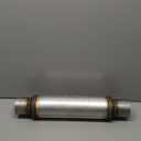 MagnaFlow Performance Exhaust Muffler 14419: 3"/3" Inlet/Outlet, 4x4x14" Round, Stainless Steel, Brushed Finish