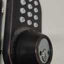 Keyless Entry Keypad Door Lock - Upgraded Smart Electronic Digital Code Deadbolt for Front Doors with Keys, One-Touch Locking, Easy Installation (Oil Rubbed Bronze)