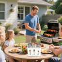 Rainmae Silverware Utensil Caddy, Cutlery Utensil Holder Organizer for Kitchen Countertop Holder Silverware Organizer Caddy for Countertop and Party Use, Holds Fork, Knife, Spoon