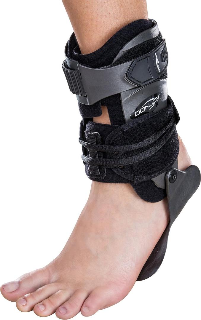 DonJoy Velocity Ankle Brace Inversion & Eversion Ankle Sprains - Comfortable Lightweight Brace, Large, Left