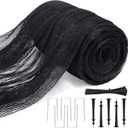 Bird Netting for Garden,8 X 65 Ft Reusable Protective Garden Netting Cover for Plants Fruit Trees Vegetables, 5/8in Mesh Heavy Duty Poultry Fence Animal Barrier with Ties and Staples