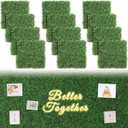 Luyue 12PCS 20x20 Boxwood Panels, Artificial Grass Wall Panels Fake Greenery Backdrop Wall Grass Backdrop Artificial Plant Walls for Outdoor Indoor Garden Fence Backyard