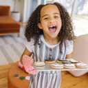 Melissa & Doug Slice & Bake Cookie Set with Wooden Play Food, Colorful Toppings & Play Kitchen Accessories, Preschool Learning Toys for Girls & Boys 3+, 13.3 X 10.45 X 3.35