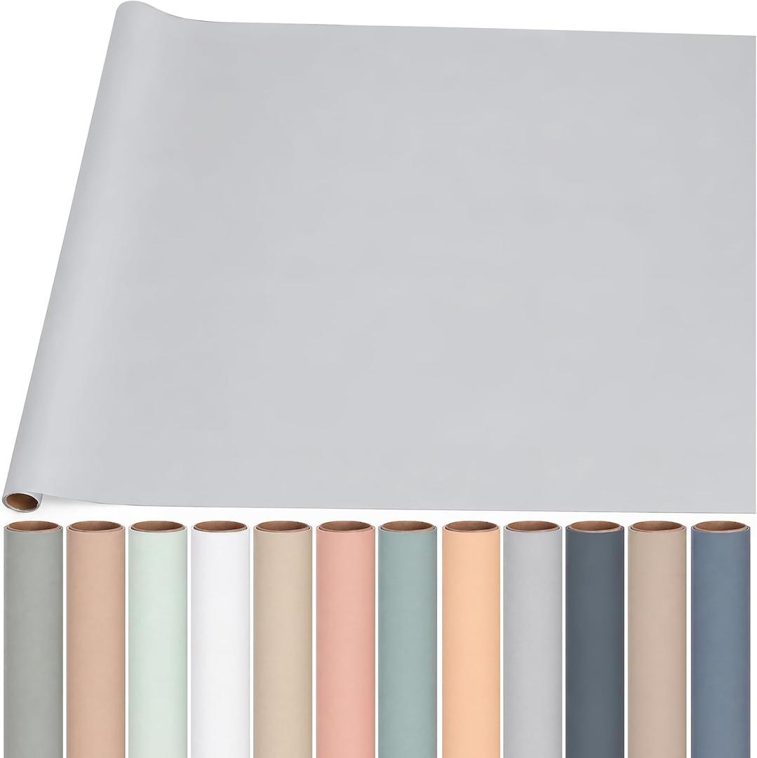 12 x Breling 12 Rolls 47.2" x 12 ft Colored Bulletin Board Paper, Morandi Color