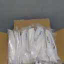 100 Pack Medium Weight Wrapped white Plastic Cutlery Pack with Napkin and Salt/Pepper Packets (White)