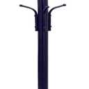 Frenchi Home Furnishing CR002 Coat Rack, 12 Hook, Black (20 x 20 x 73 in)