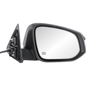 KUIPERAUTO Power Door Mirror Passenger Side Compatible with 2014-2019 Toyota Highlander TO1321317 Power Adjustment Heated Glass Manual Folding Mirror w/Turn Signal Right Replacement/6pin