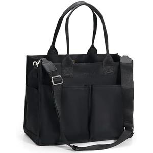 Chinllo Tote Bags for Women, Compartments Nylon Large Tote Handbags