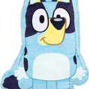 Jay Franco Polyester Bluey Shaped Decorative Pillow - Kids Super Soft Throw Plush Pillow - Measures 17 Inches (Official Bluey Product)