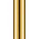 OFFO Shower Arm with Flange, Bright Gold 24 in Ceiling Mount Replacement Rain Shower Head Straight Arm Ceiling-Mounted For Fixed Shower Head & High Pressure Rain
