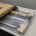 Regalo Safety 36" Extra Tall Baby Gate for Doorways & Bottom of Stairs, Pressure Mounted Walk Through Gate for Babies, Toddlers & Pets, Tested & Safe for 30 Years, American Designed, American Owned (Black)