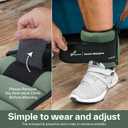 Sportneer Adjustable Ankle Weights for Women and Men 1 Pair of 4 8 12 16 20 LBS Heavy Weighted Leg Weights with Adjustable Straps, Strength Training Weights for Yoga, Aerobics, Gym, Fitness, Workout