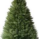 6ft Artificial Christmas Tree Premium Pine Xmas Tree with 1000 Branch Tip, 1 Minute Christmas Tree Unlit Realistic Holiday Party Decor for Home Office, Foldable Stand, Easy Assembly (Tea-green)