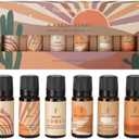 Folkulture Fresh Essential Oils Set for Diffuser | Aromatherapy Oils Set for Meditation, Relaxation, Reset & Mindful Living | 6 Scents – Lavender, Palo Santo, Ocean Salt, Sandalwood & More