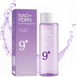 NAD+PDRN Glow Brightening Toner | No.9 Brightening Toner | Firming Skin,Anti Wrinkle,Soothing Moisturizing | Firming Skincare Products | 4.06FL OZ | 1PCS.