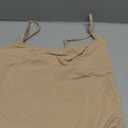 SUUKSESS Women Sexy Square Neck Tank Top Summer Y2K Going Out Basic Cami Shirt (Medium, Nude)